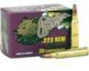 223 Remington 20 Rounds Ammunition Bear 62 Grain Soft Point